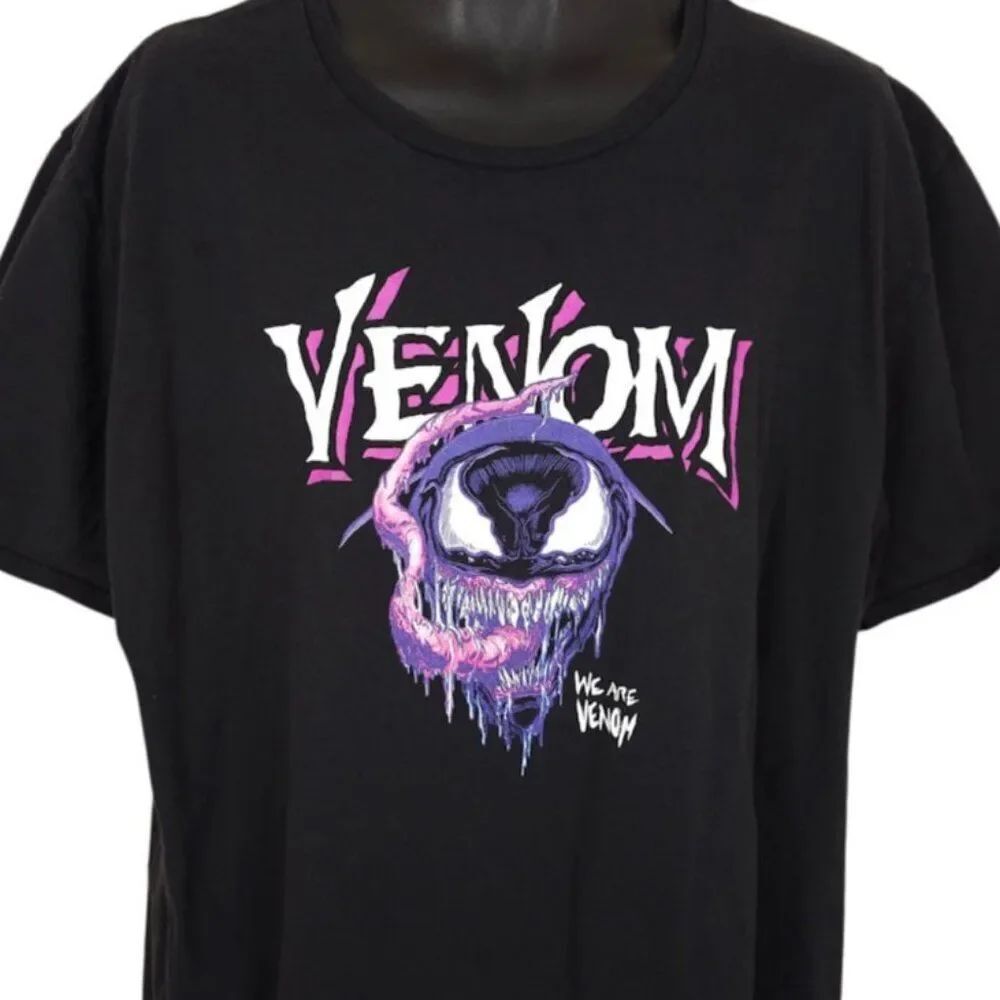 Venom T Shirt Mens Size 3XL Black Marvel Comics Spider Man